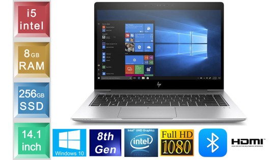 HP Elitebook 840 G5 - i5 - 8GB RAM - 256GB SSD HP Elitebook 840 G5 - i5 - 8GB RAM - 256GB SSD