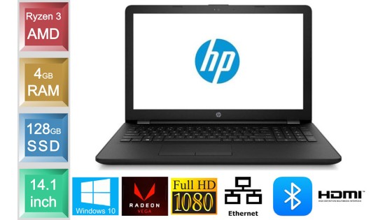 HP Notebook 14 - Ryzen 3 - 4GB RAM - 128GB SSD HP Notebook 14 - Ryzen 3 - 4GB RAM - 128GB SSD
