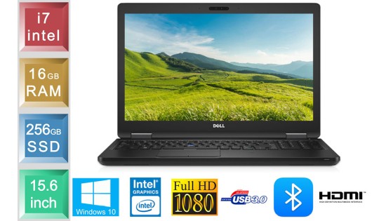 Dell Latitude 5580 - i7 - 16GB RAM - 256GB SSD