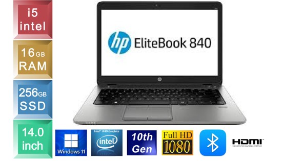 HP Elitebook 840 G7 - i5 - 16GB RAM - 256GB SSD