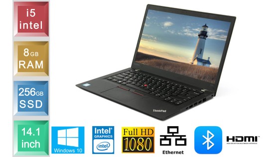 Lenovo ThinkPad T460s - i5 - 8GB RAM - 256GB SSD