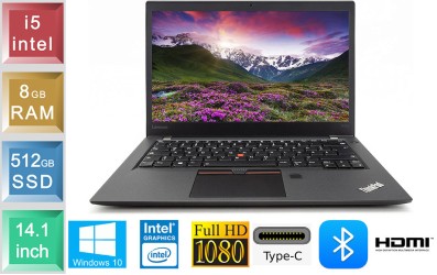 Lenovo ThinkPad T470s - i5 - 8GB RAM - 512GB SSD