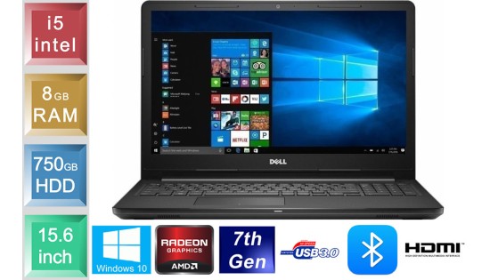 Dell Inspiron 15-3567 - i5 - 8GB RAM - 750GB HDD Dell Inspiron 15-3567 - i5 - 8GB RAM - 750GB HDD