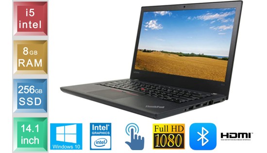 Lenovo ThinkPad T470 - i5 - 8GB RAM - 256GB SSD