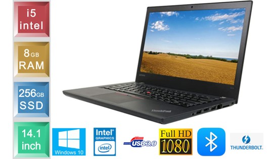 Lenovo ThinkPad T470 - i5 - 8GB RAM - 256GB SSD Lenovo ThinkPad T470 - i5 - 8GB RAM - 256GB SSD