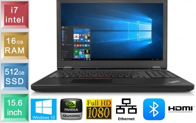 Lenovo ThinkPad P50 - i7 - 16GB RAM - 512GB SSD