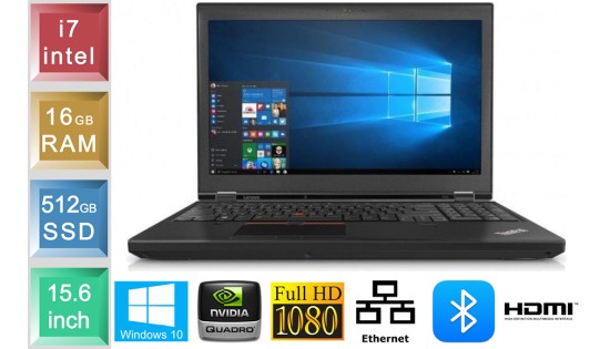 Lenovo ThinkPad P50 - i7 - 16GB RAM - 256GB SSD Lenovo ThinkPad P50 - i7 - 16GB RAM - 256GB SSD