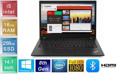 Lenovo ThinkPad T480s - i5 - 16GB RAM - 256GB SSD