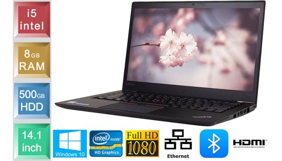 Lenovo ThinkPad T460 - i5 - 8GB RAM - 500GB HDD Lenovo ThinkPad T460 - i5 - 8GB RAM - 500GB HDD