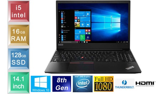 Lenovo ThinkPad T480 - i5 - 16GB RAM - 128GB SSD