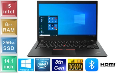 Lenovo ThinkPad T490s - i5 - 8GB RAM - 256GB SSD