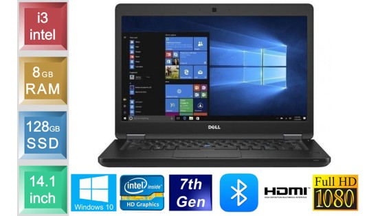 Dell Latitude 5480 - i3 - 8GB RAM - 128GB SSD - Touch Dell Latitude 5480 - i3 - 8GB RAM - 128GB SSD - Touch
