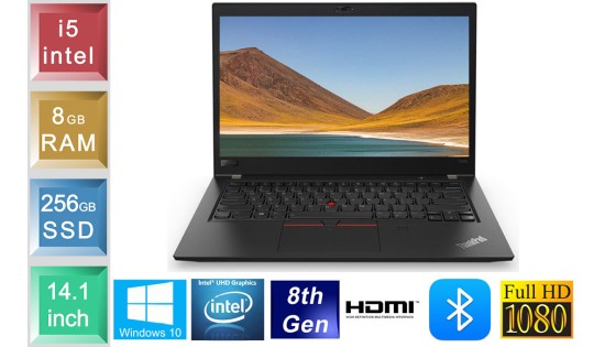 Lenovo ThinkPad T480s - i5 - 8GB RAM - 256GB SSD