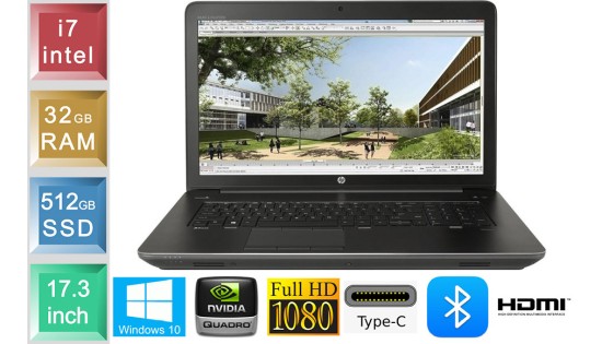 HP Zbook 17 G2 - i7 - 32GB RAM - 512GB SSD HP Zbook 17 G2 - i7 - 32GB RAM - 512GB SSD