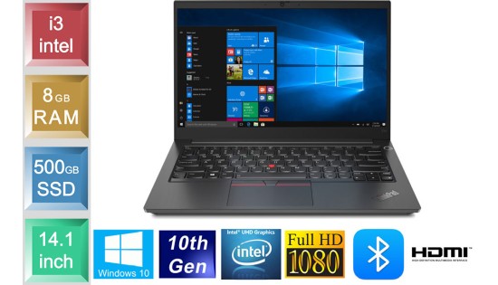 Lenovo Thinkpad E14 - i3 - 8GB RAM - 500GB SSD