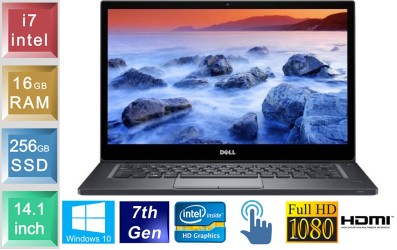 Dell Latitude 7480 i7 - 16GB RAM - 256GB SSD - Touch