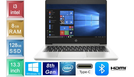 HP ProBook 430 G6 - i3 - 8GB RAM - 128GB SSD HP ProBook 430 G6 - i3 - 8GB RAM - 128GB SSD