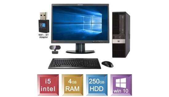 Desktop Set HP RP5800 - i5 - 4GB RAM - 250GB HDD