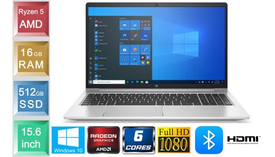 HP Probook 455 G8 - Ryzen 5  - 16GB RAM - 512GB SSD