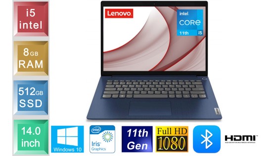 Lenovo Ideapad 3 14ITL6- i5 - 8GB RAM - 512GB SSD