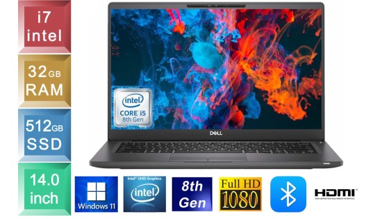 Dell Latitude 7400 - i7 - 32GB RAM - 512GB SSD