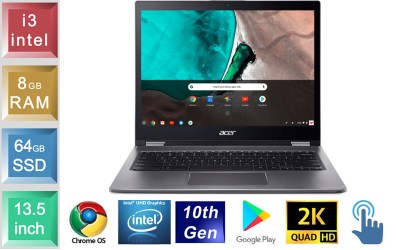 Acer Chromebook Spin 13 CP713 - i3 - 8GB RAM - 64GB SSD  - Touchscreen