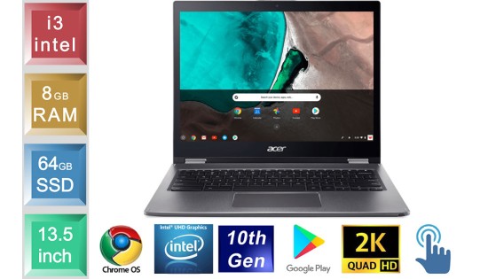 Acer Chromebook Spin 13 CP713 - i3 - 8GB RAM - 64GB SSD  - Touchscreen