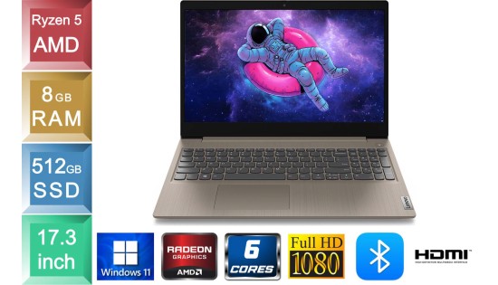 Lenovo ideapad 3 17ALC6 - Ryzen 5 - 8GB RAM - 512GB SSD
