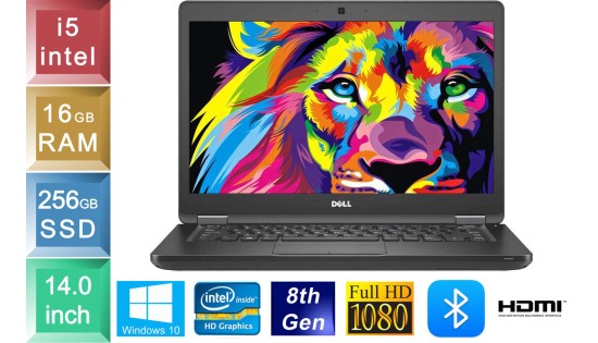 Dell Latitude 5490 - i5 - 16GB RAM - 256GB SSD Dell Latitude 5490 - i5 - 16GB RAM - 256GB SSD