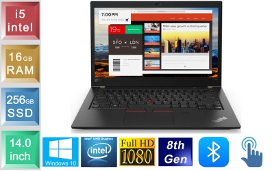 Lenovo ThinkPad T480 - i5 - 8GB RAM - 256GB SSD - Touch