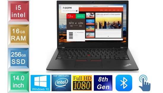 Lenovo ThinkPad T480 - i5 - 8GB RAM - 256GB SSD - Touch Lenovo ThinkPad T480 - i5 - 8GB RAM - 256GB SSD - Touch