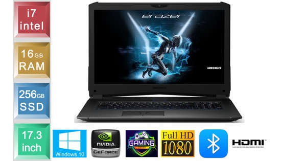 Medion Erazer X7855 - i7 - 16GB RAM - 256SSD