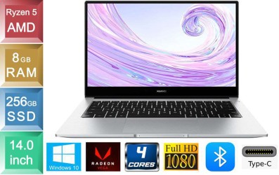 Huawei MateBook D 14 - Ryzen 5 - 8GB RAM - 256GB SSD