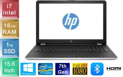 HP Notebook 15-bs012ne - i7 - 16GB RAM - 1TB SSD