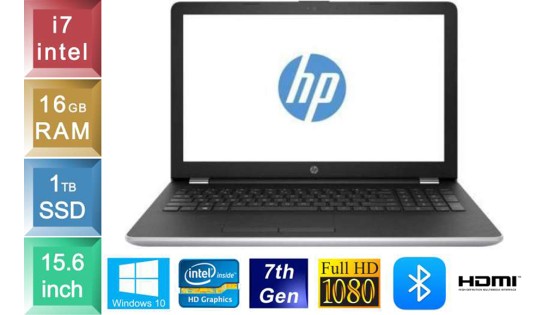 HP Notebook 15-bs012ne - i7 - 16GB RAM - 1TB SSD HP Notebook 15-bs012ne - i7 - 16GB RAM - 1TB SSD