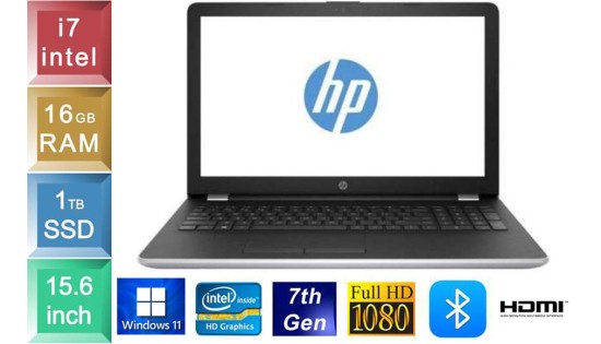 HP Notebook 15-bs012ne - i7 - 16GB RAM - 1TB SSD