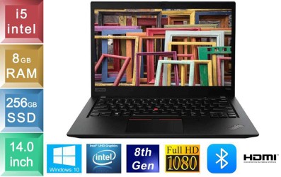 Lenovo ThinkPad T490 - i5 - 8GB RAM - 256GB SSD