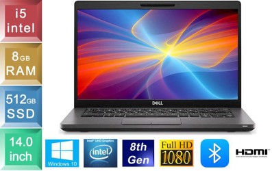 Dell Latitude 5400 - i5 - 8GB RAM - 512GB SSD