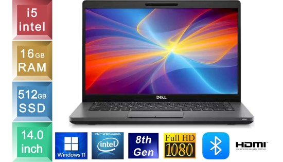 Dell Latitude 5400 - i5 - 16GB RAM - 512GB SSD