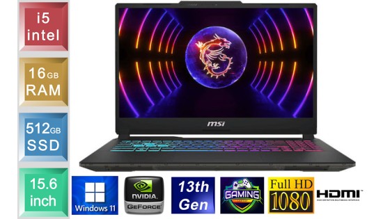 MSI Cyborg 15 A13UDX - i5 - 15GB RAM - 512GB SSD