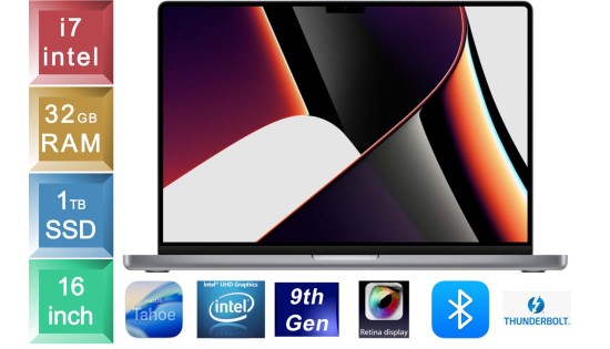 Apple MacBook Pro 16 - i7 - 32GB RAM - 1TB SSD