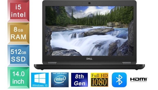 Dell Latitude 5490 - i5 - 8GB RAM - 512GB SSD Dell Latitude 5490 - i5 - 8GB RAM - 512GB SSD