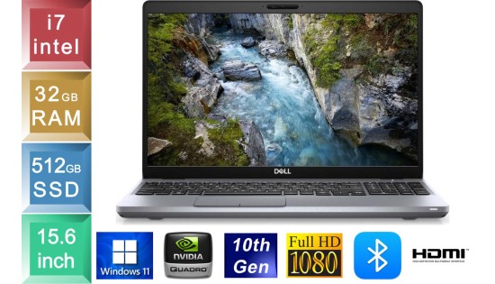 Dell Precision 3551 - i7 - 32GB RAM - 512GB SSD