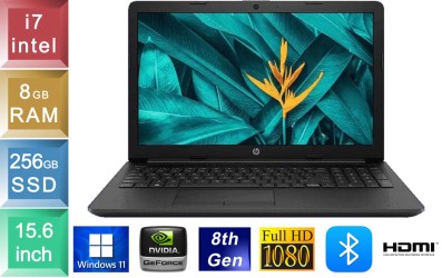 HP Notebook 15-da1013no - i7 - 8GB RAM - 256GB SSD