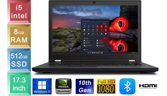 Lenovo ThinkPad P17 - i5 - 8GB RAM - 512GB SSD