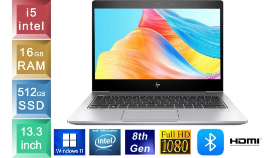 HP Elitebook 830 G5 - i5 - 16GB RAM - 512GB SSD