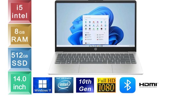 HP Notebook 14s-dq1301ng - i5 - 8GB RAM - 512GB SSD
