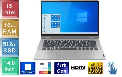 Lenovo IdeaPad Flex 5 14ITL05 - i5 - 16GB RAM - 512GB RAM - Touch