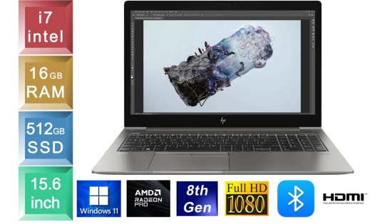 HP Zbook 15u G6 - i7 - 16GB RAM - 512GB SSD