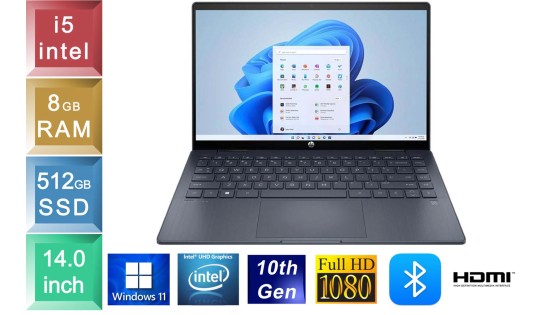 HP Pavilion 14-ce3835no - 8GB RAM - 512GB SSD